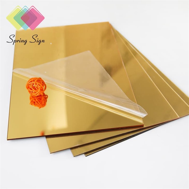 Gold PMMA Mirror Sheet