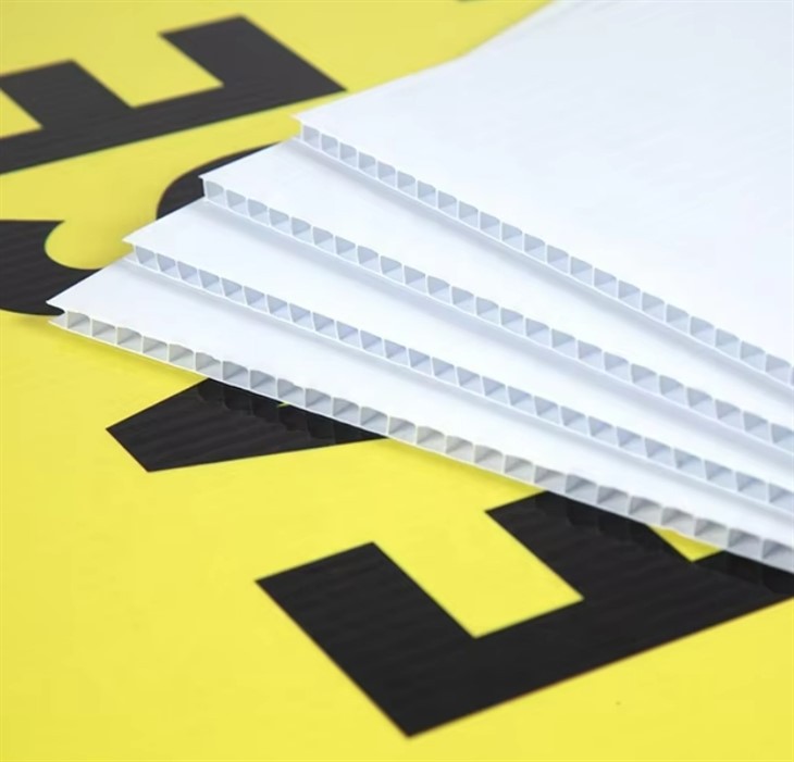 White Coroplast Sheet